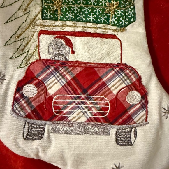 TWO Isaac Mizrahi Christmas Stockings (2 different patterns) - Picture 2 of 6